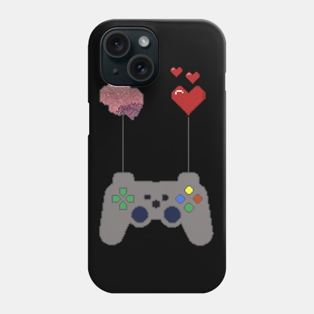 GAMEPAD DESIGN - pixelart Phone Case by nurkaymazdesing