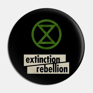 Extinction Rebellion Pin