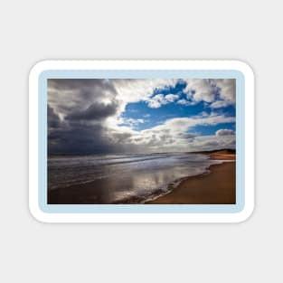 Northumbrian beach scene Magnet