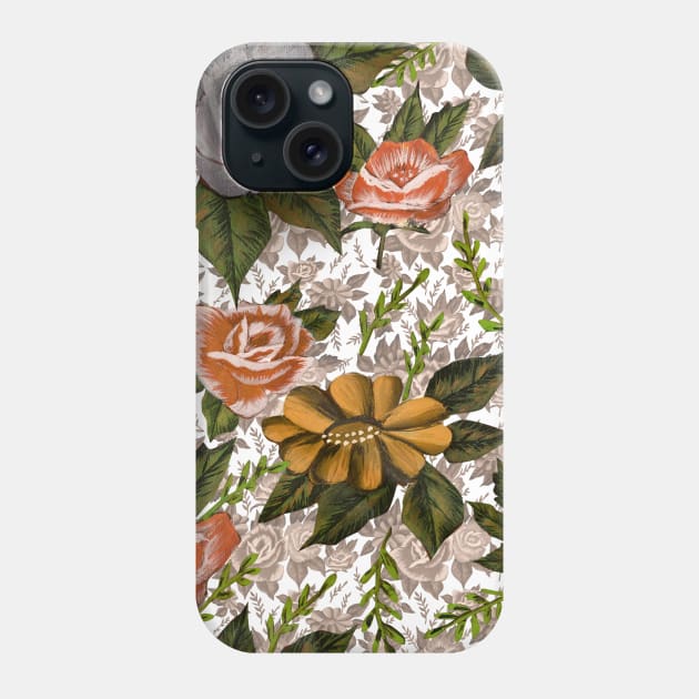 Painted Autumn Harvest- Watercolor Florals Phone Case by Winkeltriple