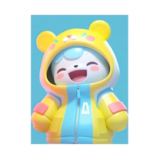 AKBLM - KUMA LOVES FRESH BONYUU FROM HIS MOMMY ぼにゅう | KAWAII 3D ANIME  MASCOT T-Shirt