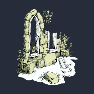 Ruins - lineart T-Shirt