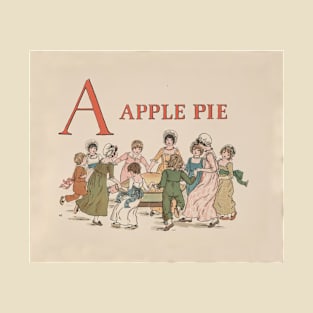 ´´A´´ Apple Pie vintage illustration T-Shirt