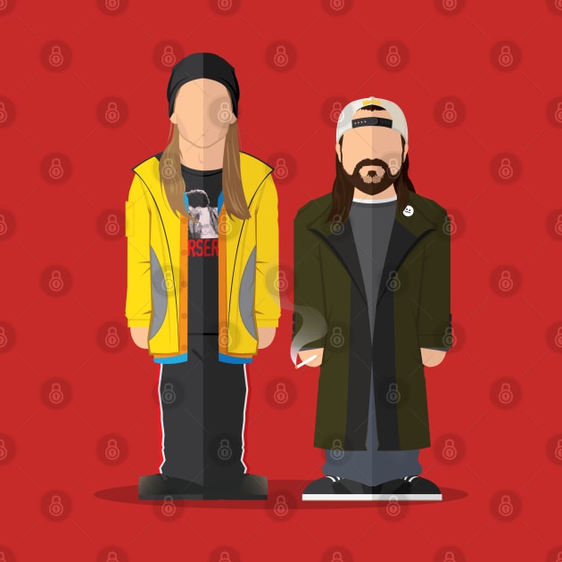 Jay & Silent Bob Minimalist by hello@jobydove.com