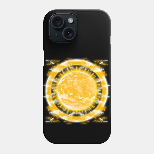 Sunshine and Clouds - Halo Phone Case by ArtsoftheHeart