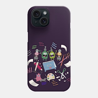 Art Monsters Mash Phone Case