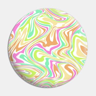 Colorful Swirl Liquid Wave Pin