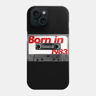 Born in 1983  ///// Retro Style Cassette Birthday Gift Design Phone Case