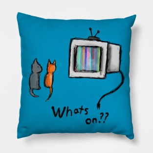 Cat Entertainment Pillow