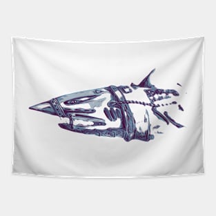 Cyber shark Tapestry