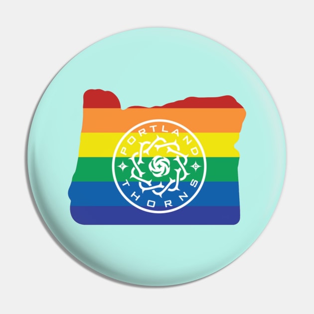 Portland Thorns Pin by gershajagwani