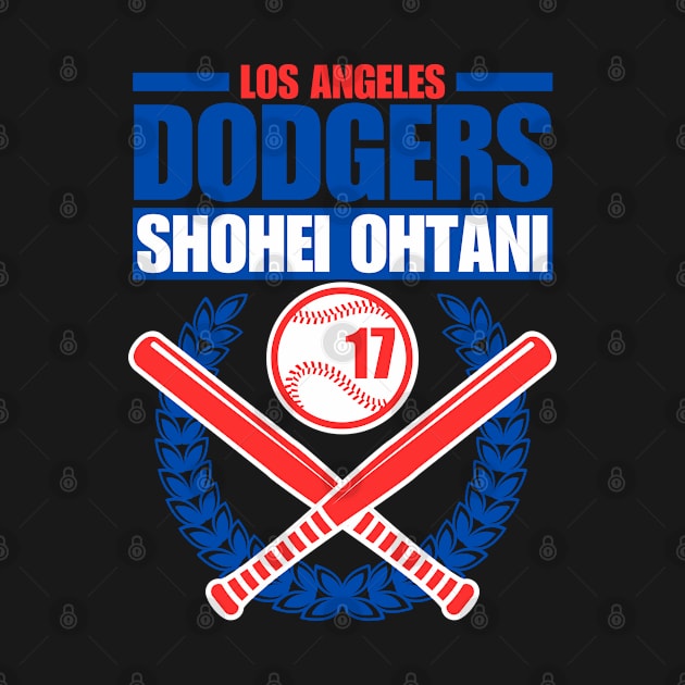 LA Dodgers Ohtani 17 Baseball by ArsenBills