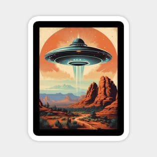 UFO Invasion In Sedona Arizona Magnet