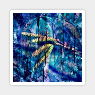 Blue Archetypal Poetry Magnet