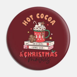 Let's Drink Hot Cocoa and Watch Hallmark Christmas Movies Pin