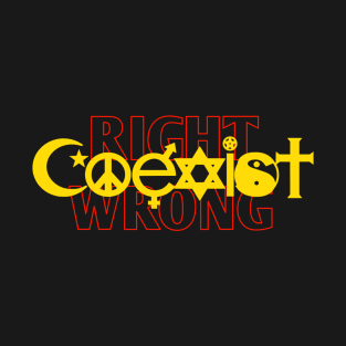 Right And Wrong Coexist T-Shirt