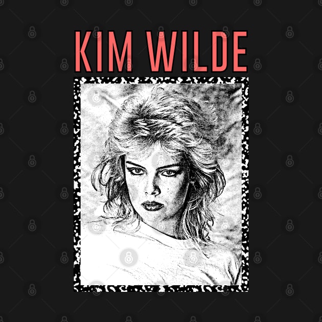 Kim Wilde //  Retro 80s Aesthetic Design by DankFutura