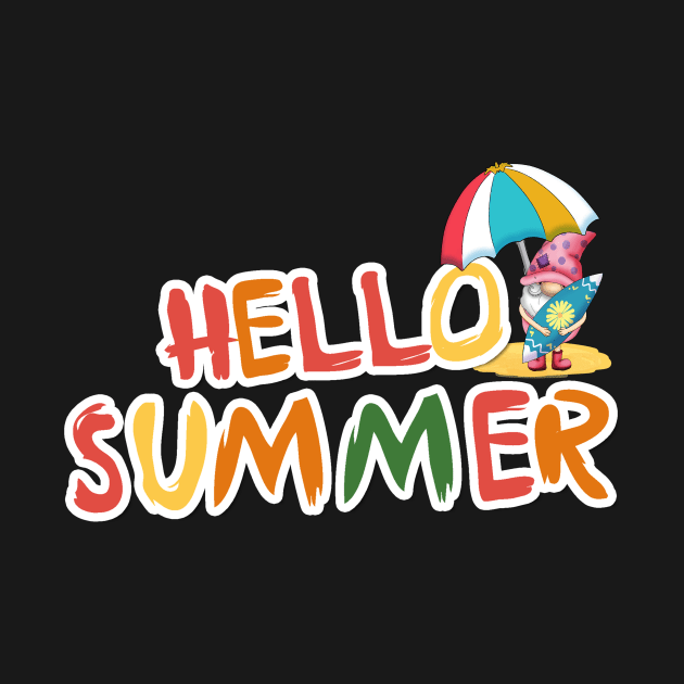 Hello summer with a beach dwarf by Picasso_design1995