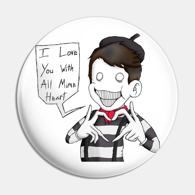 Mime Pin by TheDoodleDream