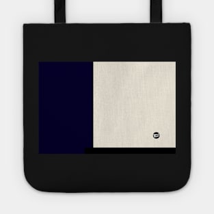 Eggshell and Blue Abstract #minimal #kirovair #design #blues Tote