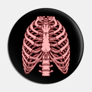 Rib Cage (Red) Pin