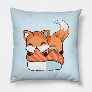 Fox Salmon Sushi Pillow