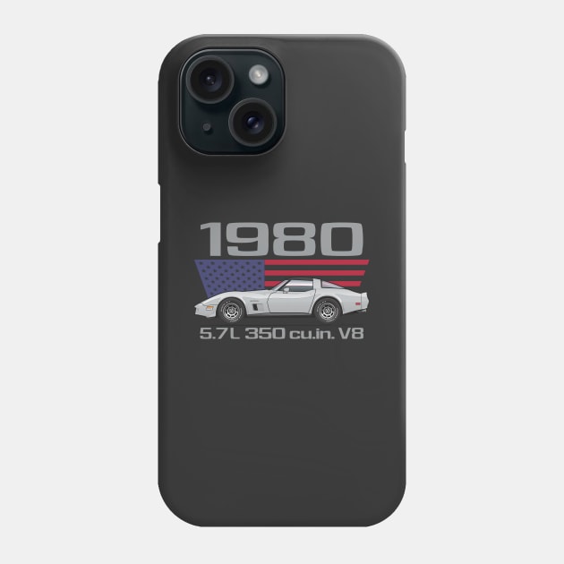 Silver 1980 Phone Case by JRCustoms44