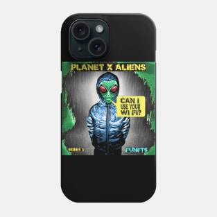 Funny Retro Alien Sci Fi Joke Quotes Phone Case