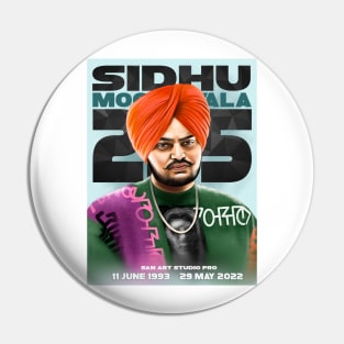 Sidhu Moosewala Pin