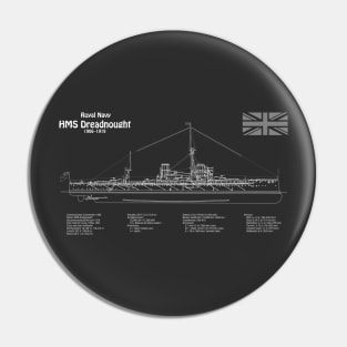 HMS Dreadnought ship plans - PD Pin