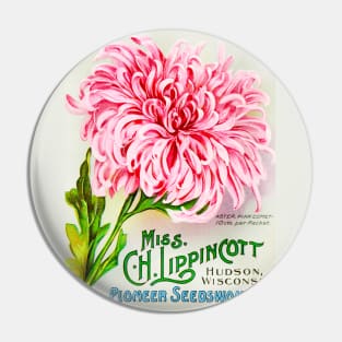 Miss C.H. Lippincott Seed Catalogue Pin