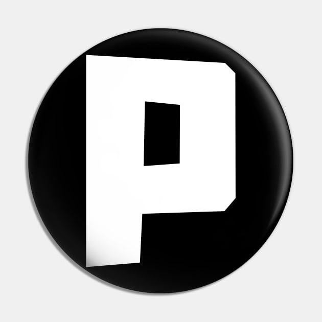 Initial name letter P Pin by Abz_Cloth