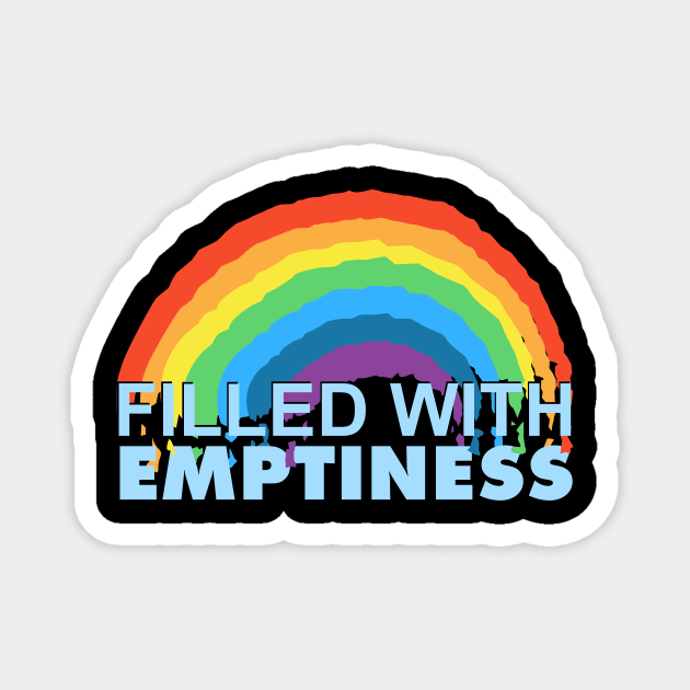 Filled with Emptiness Yami Kawaii Pastel Goth Magnet by Alex21