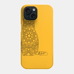 Cat Mandala Phone Case