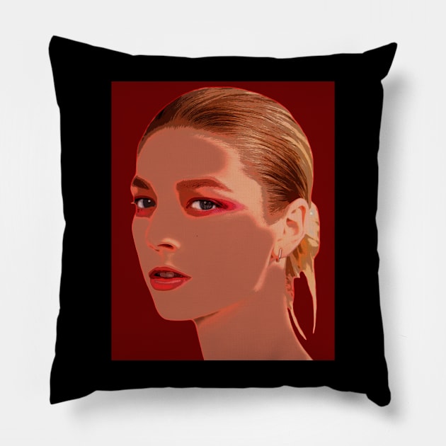 hunter schafer Pillow by oryan80