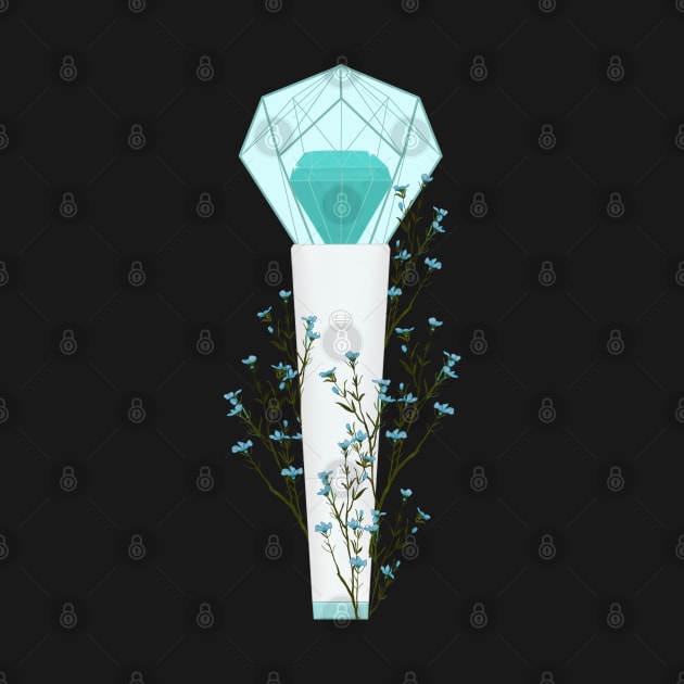 SHineee Floral Lightstick kpop by RetroAttic