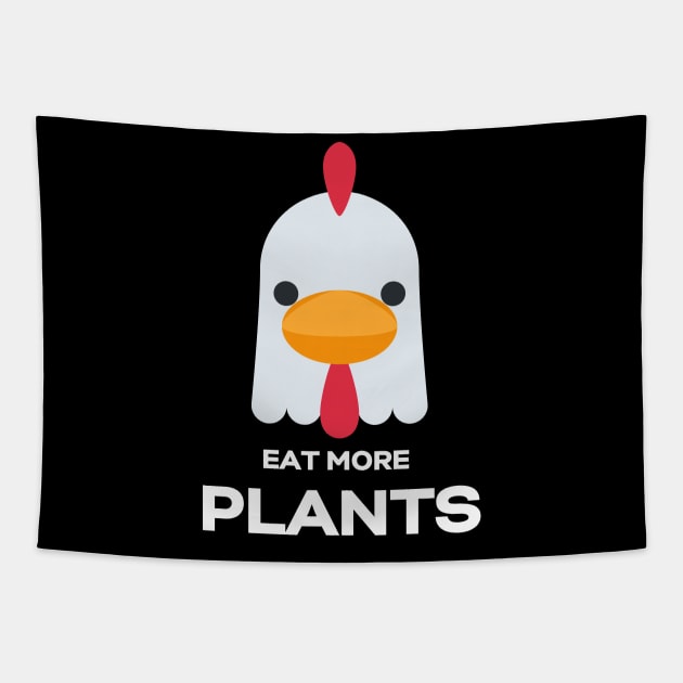 Eat More Plants Tapestry by Dar Designs