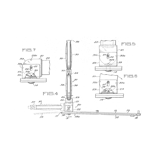 Foldable Highway Warning Signals Vintage Patent Hand Drawing by TheYoungDesigns