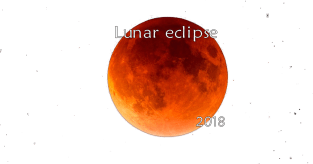 Lunar eclipse Magnet