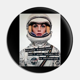 female astronaut Pin