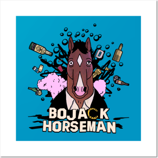 Bojack Horseman Poster Mr Peanutbutter Pop Art Wall Decor 