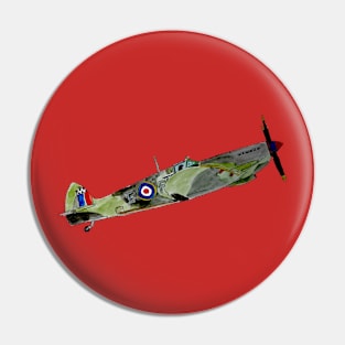 Spitfire aircraft Pin