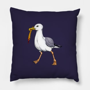 Happy seagull Pillow