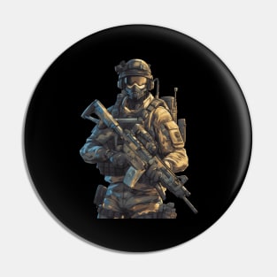 Special Forces Military Unit Pin
