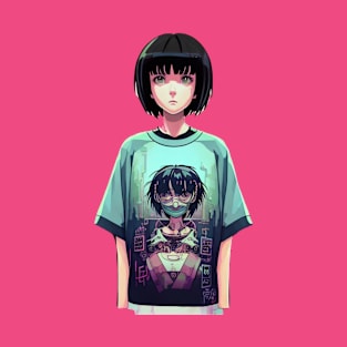 Freaky Anime Girl T-Shirt