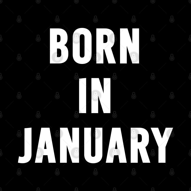 Born in January Text by Mairuem