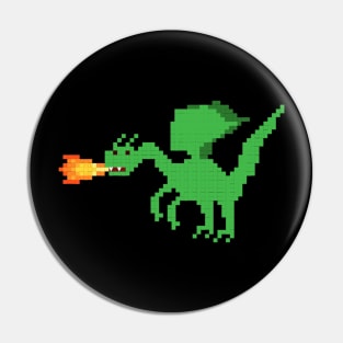 Pixel Dragon Pin