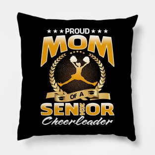 Proud Mom Of A 2024 Senior Cheerleader Pillow