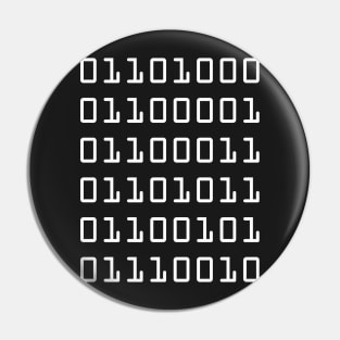 Hacker (binary) Pin