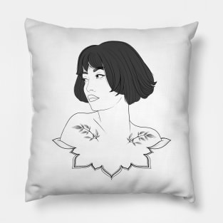 Tattooed women Pillow